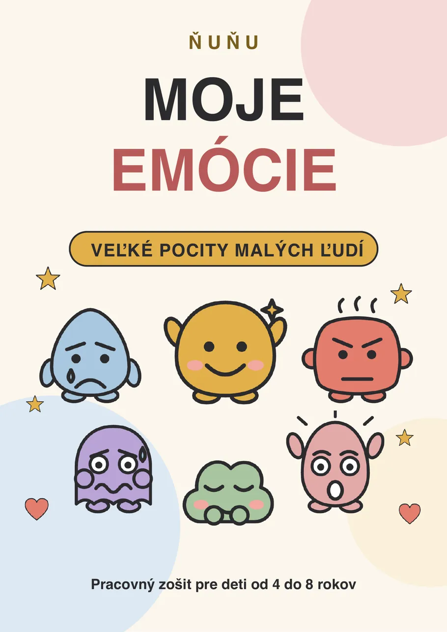 NUNU Moje emócie – pracovný zošit o pocitoch pre deti